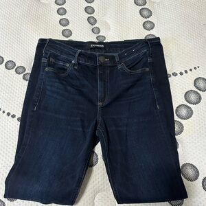 Express Women's Midnight Blue Ankle Jeans